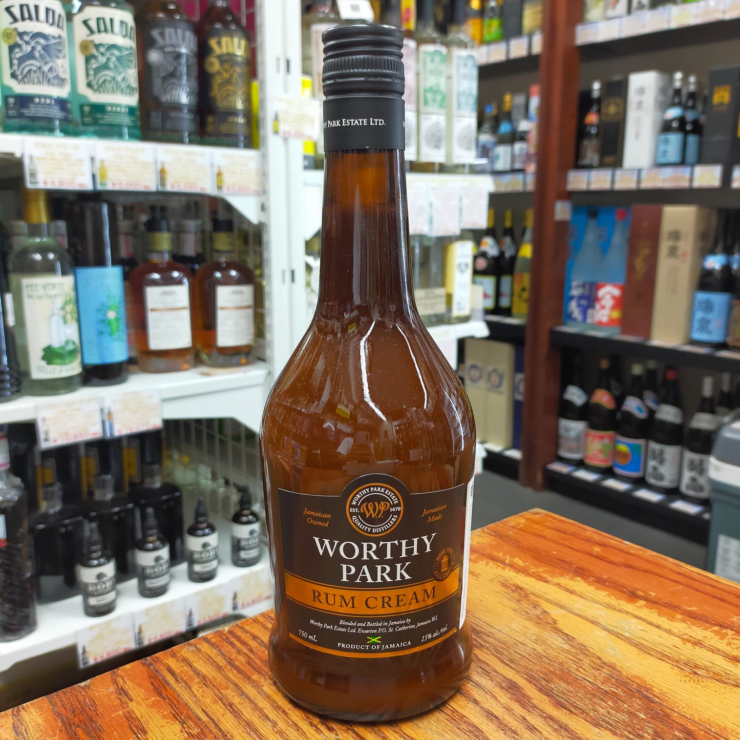 ワーシーパーク ラム クリーム 15度 750ml