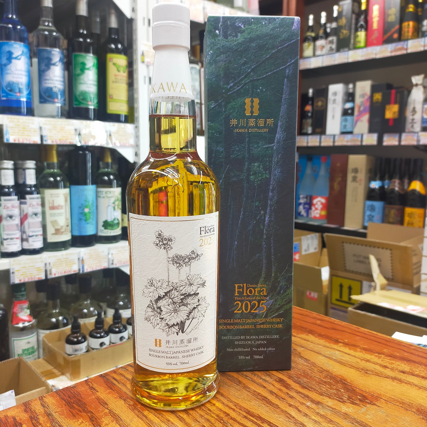 井川蒸溜所 シングルモルト デッサンシリーズ フローラ 2025 55度 700ml