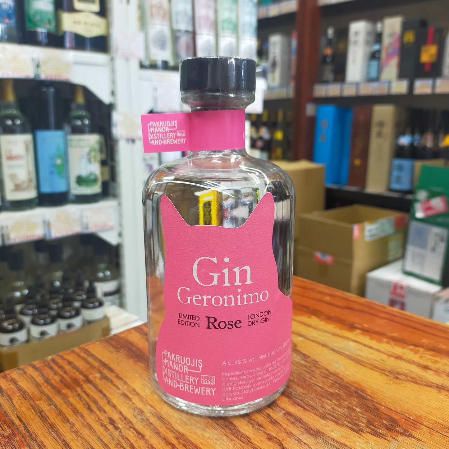 ジン ジェロニモ ローズ 43度 500ml