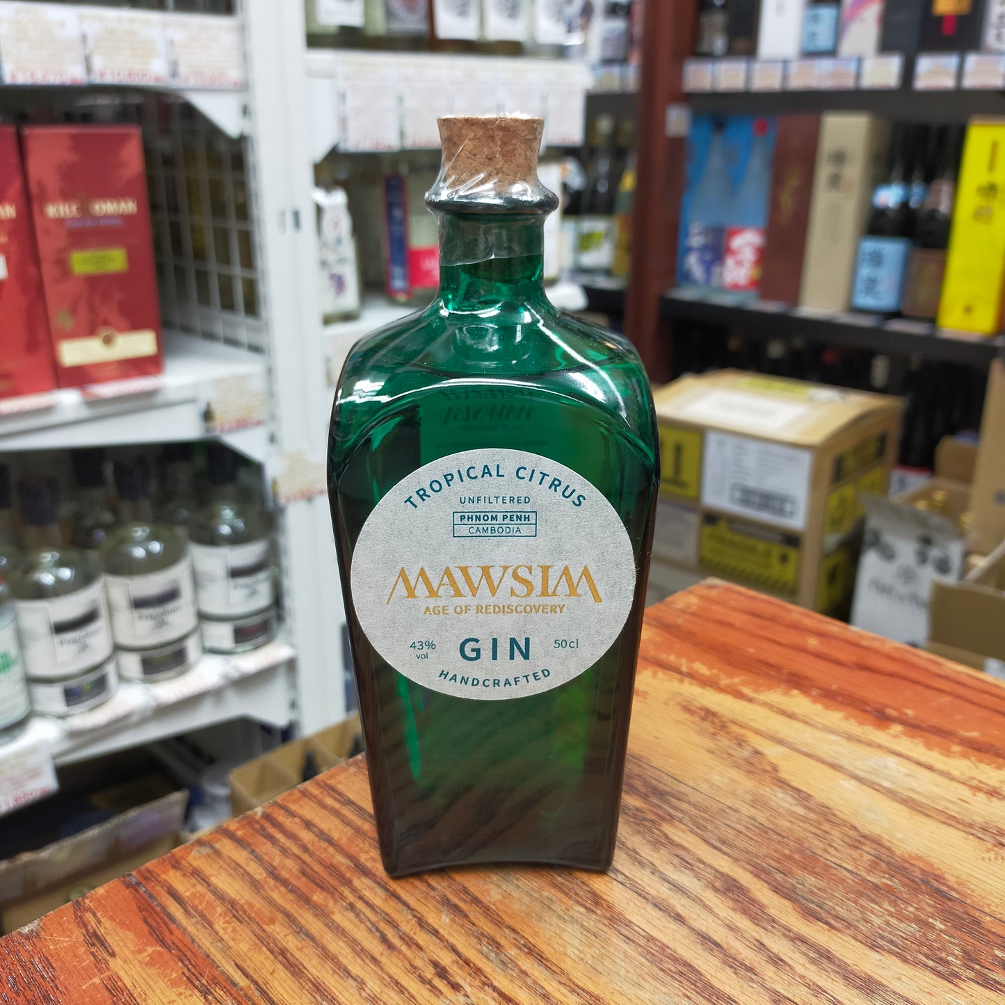 マウシム ジン トロピカルシトラス 43度 500ml