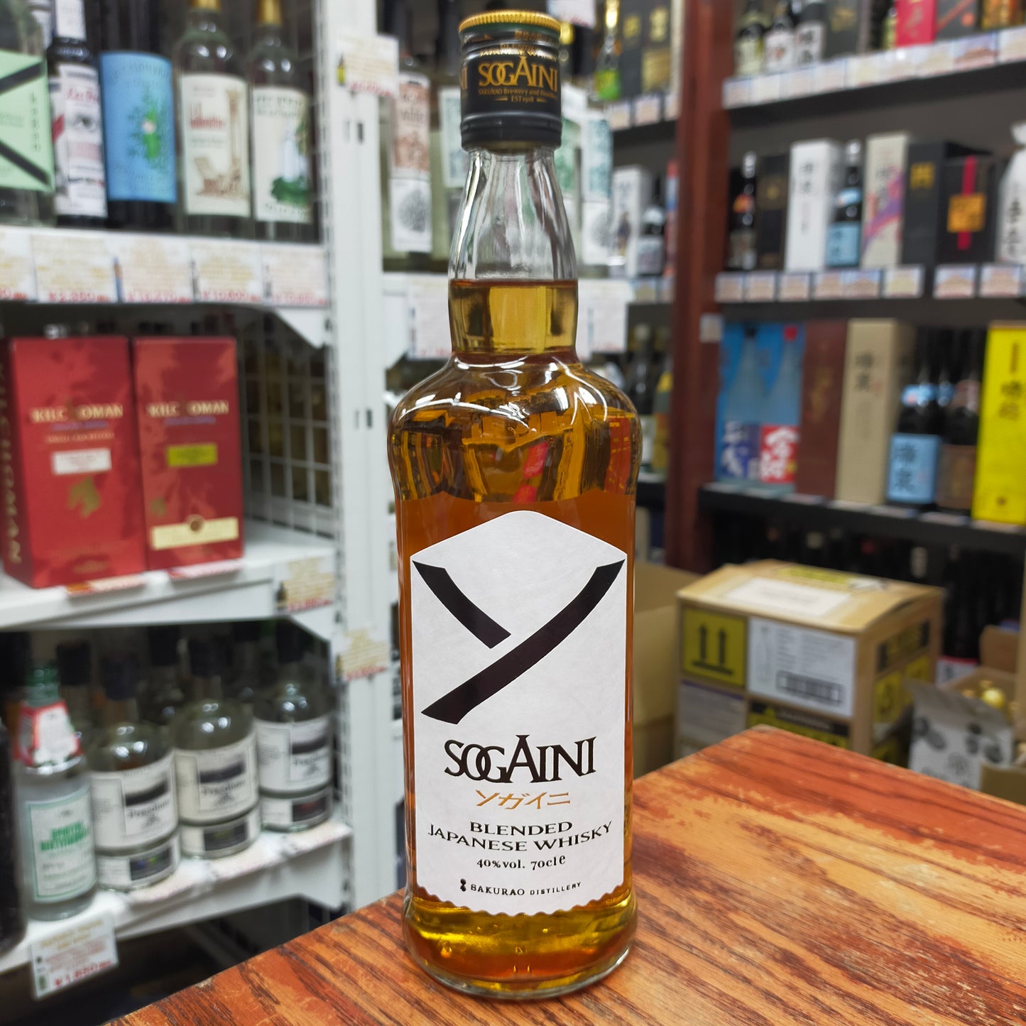 ブレンデッドジャパニーズウイスキー SOGAINI 40度700ml