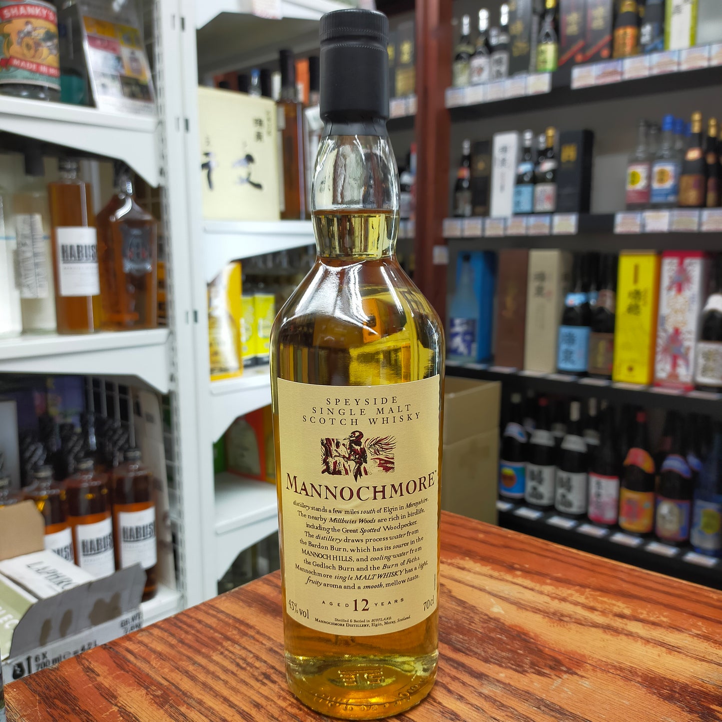 UD花と動物シリーズ マノックモア12年 43度 700ml