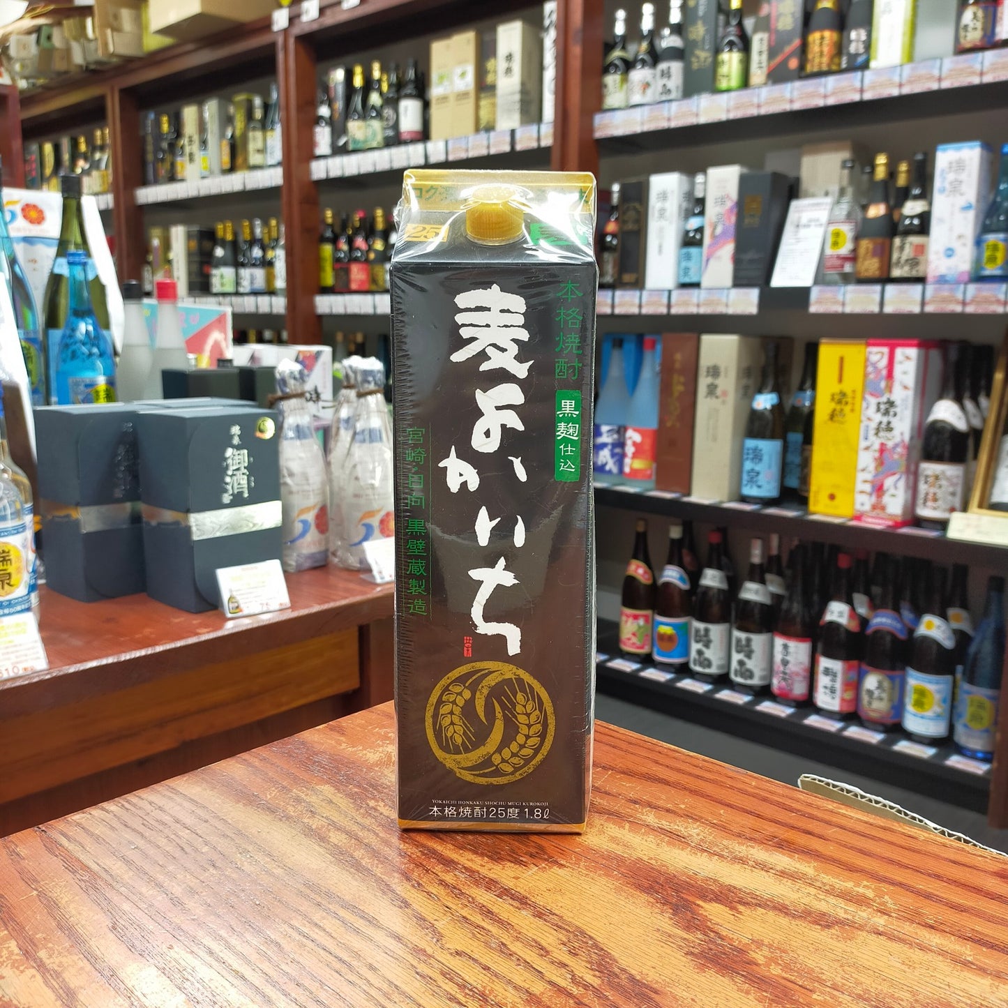 黒よかいち 麦 パック 25度 1800ml