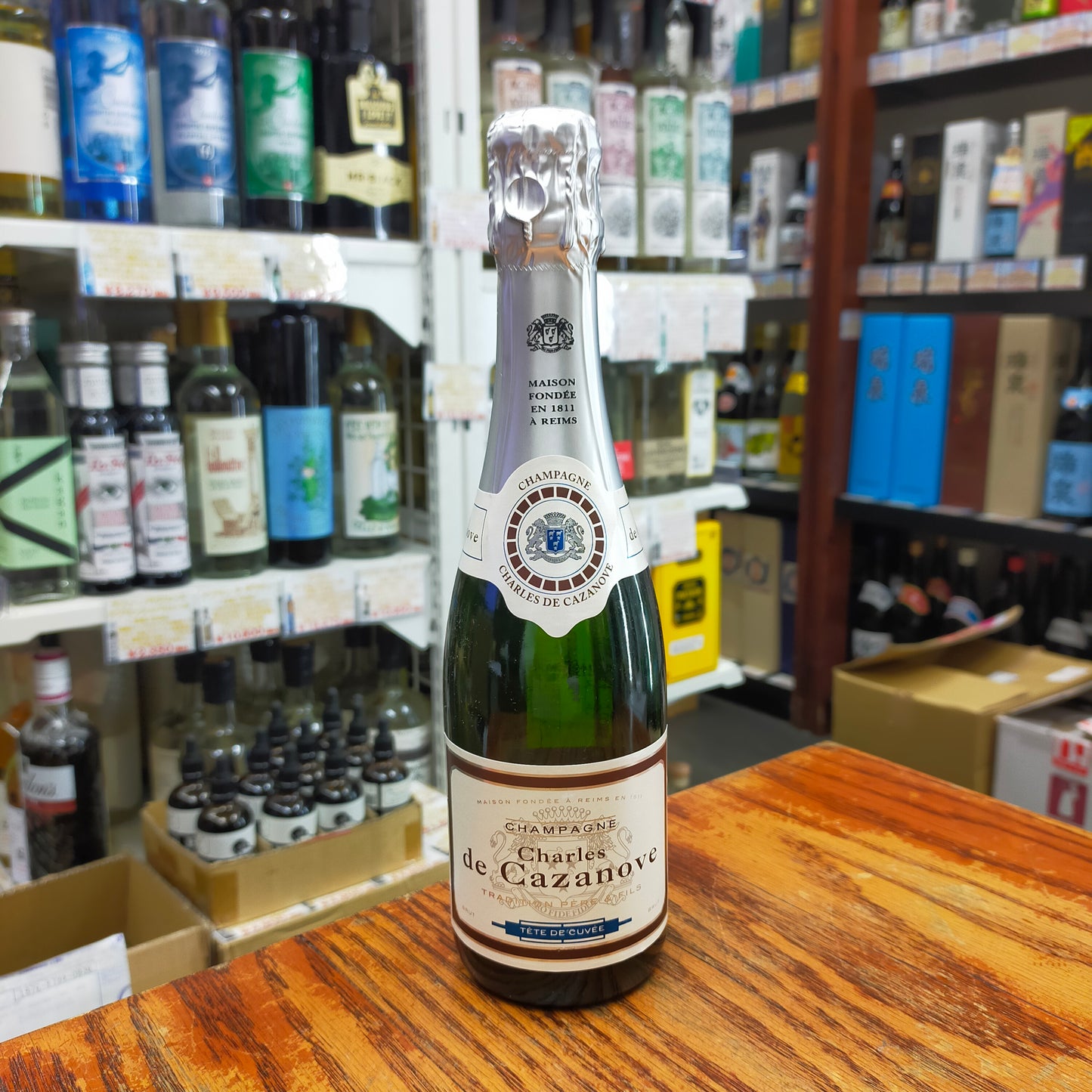 シャルル ド カザノーヴ ブリュット ハーフボトル 12度 375ml