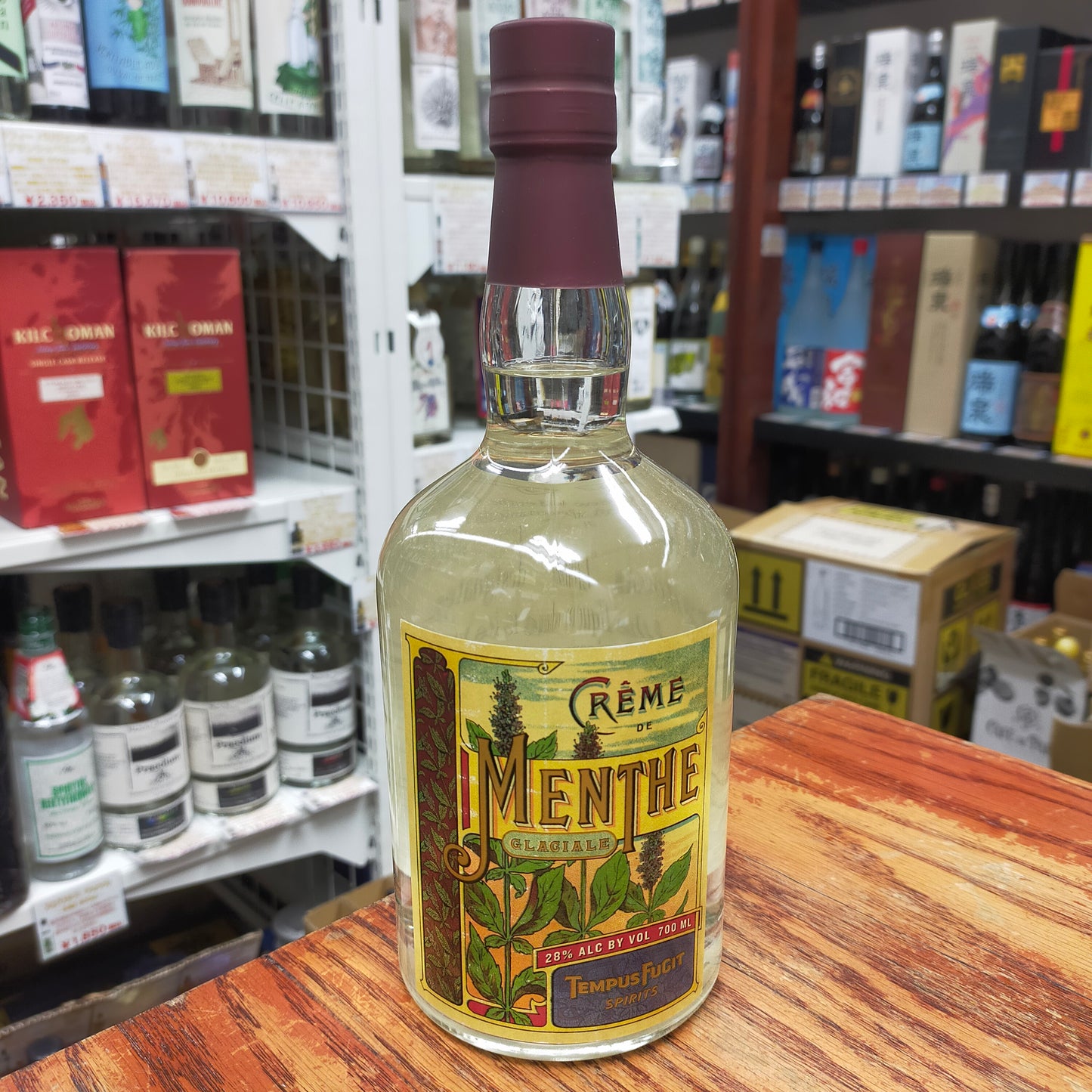 テンパスフージット クレーム ド ミント 28度 700ml