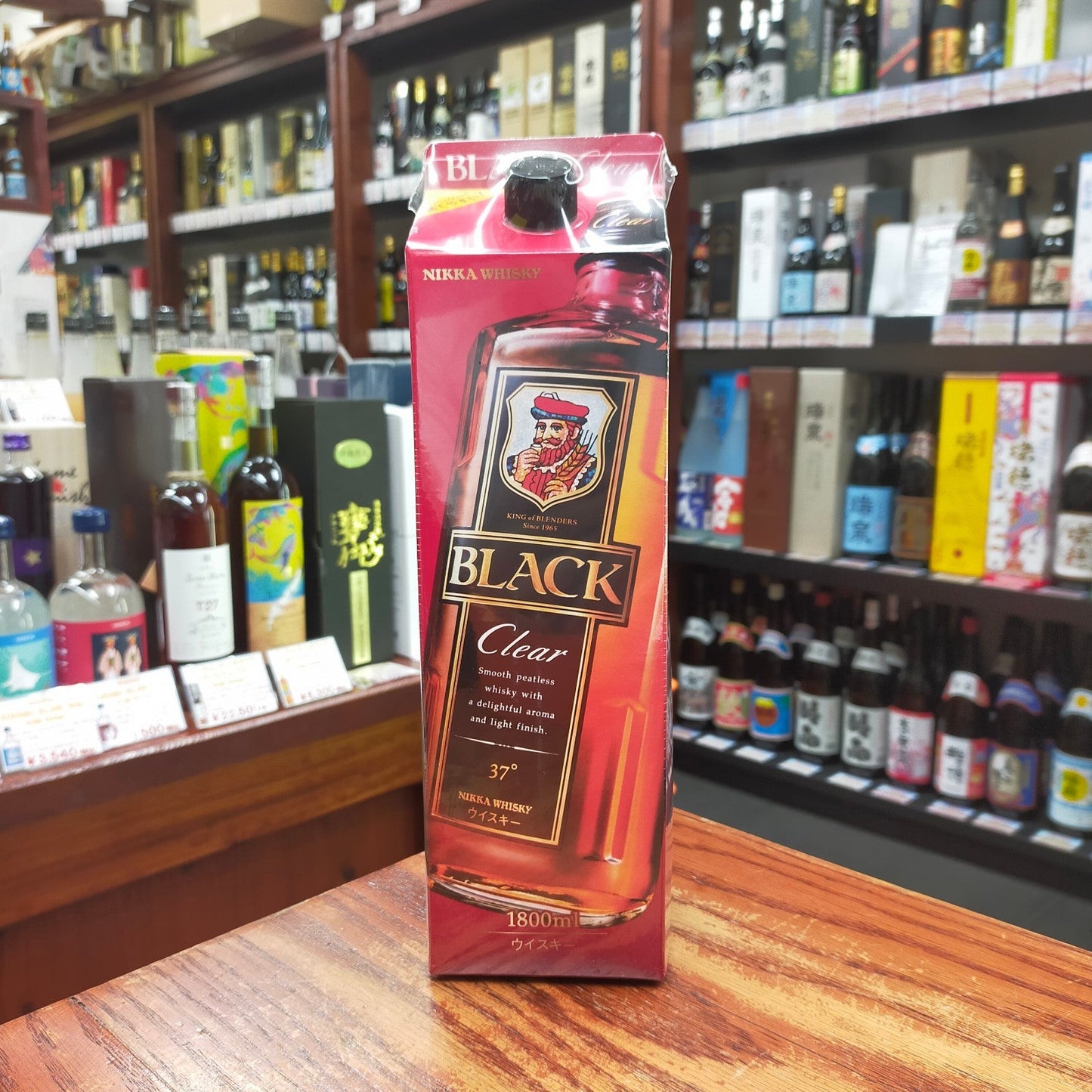 ブラックニッカ クリアブレンドパック 37度 1800ml