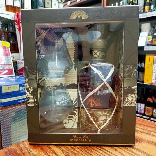 プランテーションラム バルバドス XO グラス付 40度 700ml