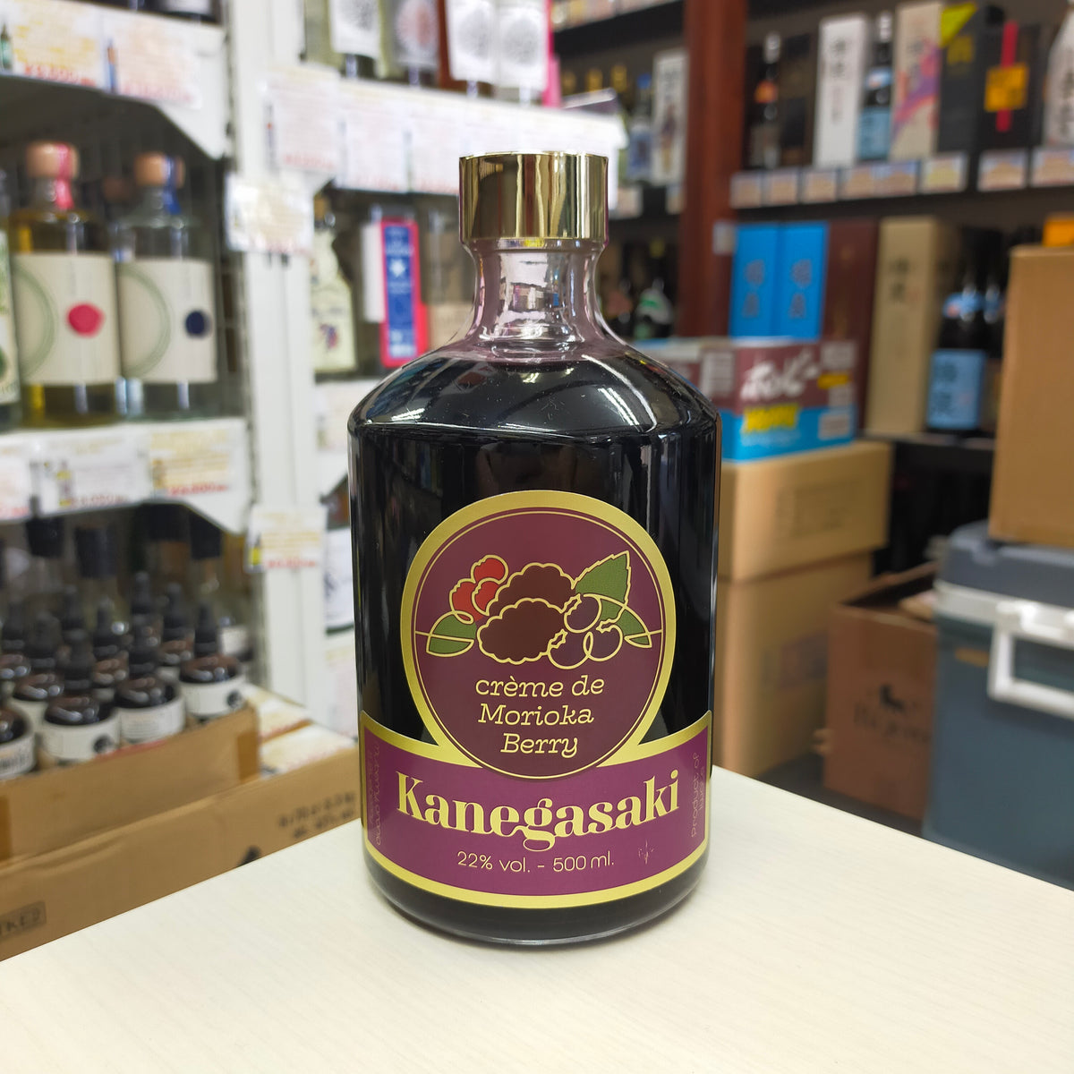 クレーム ド 盛岡ベリー 金ケ崎 creme de Morioka Berry Kanegasaki 22度 500ml