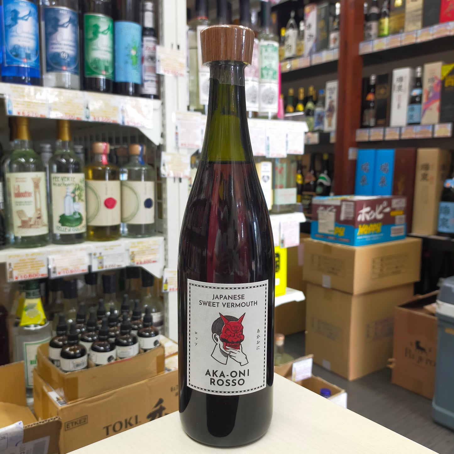 japanese sweet vermouth AKA-ONI ROSSO 18度 700ml